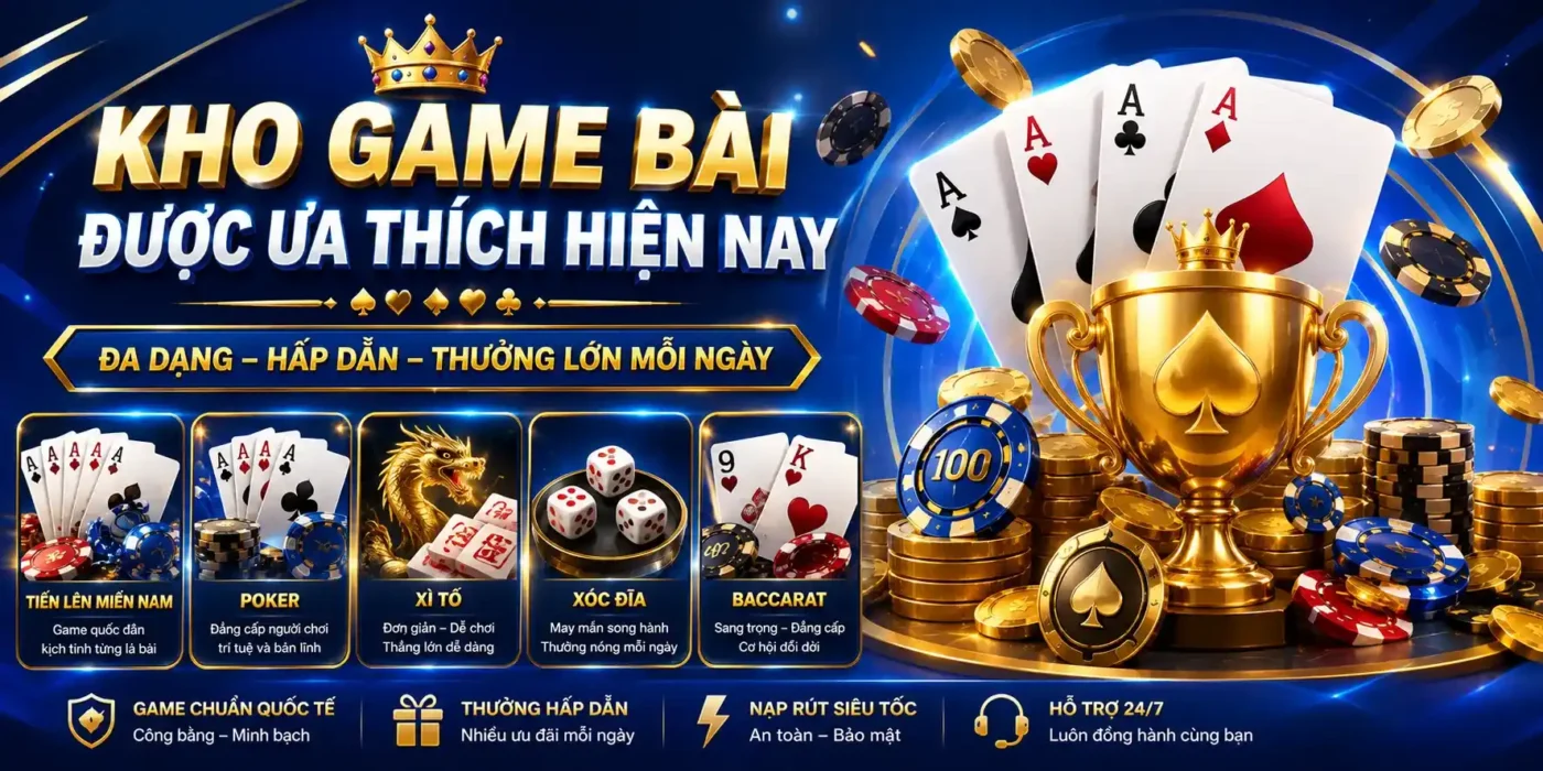 Game bài 32 Kho game bài được ưa thích hiện nay